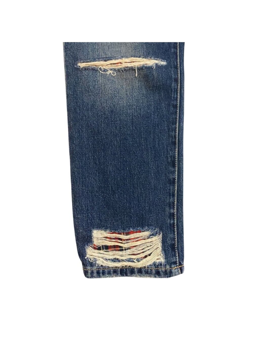 Current/Elliott The Repaired Fling Distressed Crop Jeans size 26, New with Tag - Picture 13 of 16